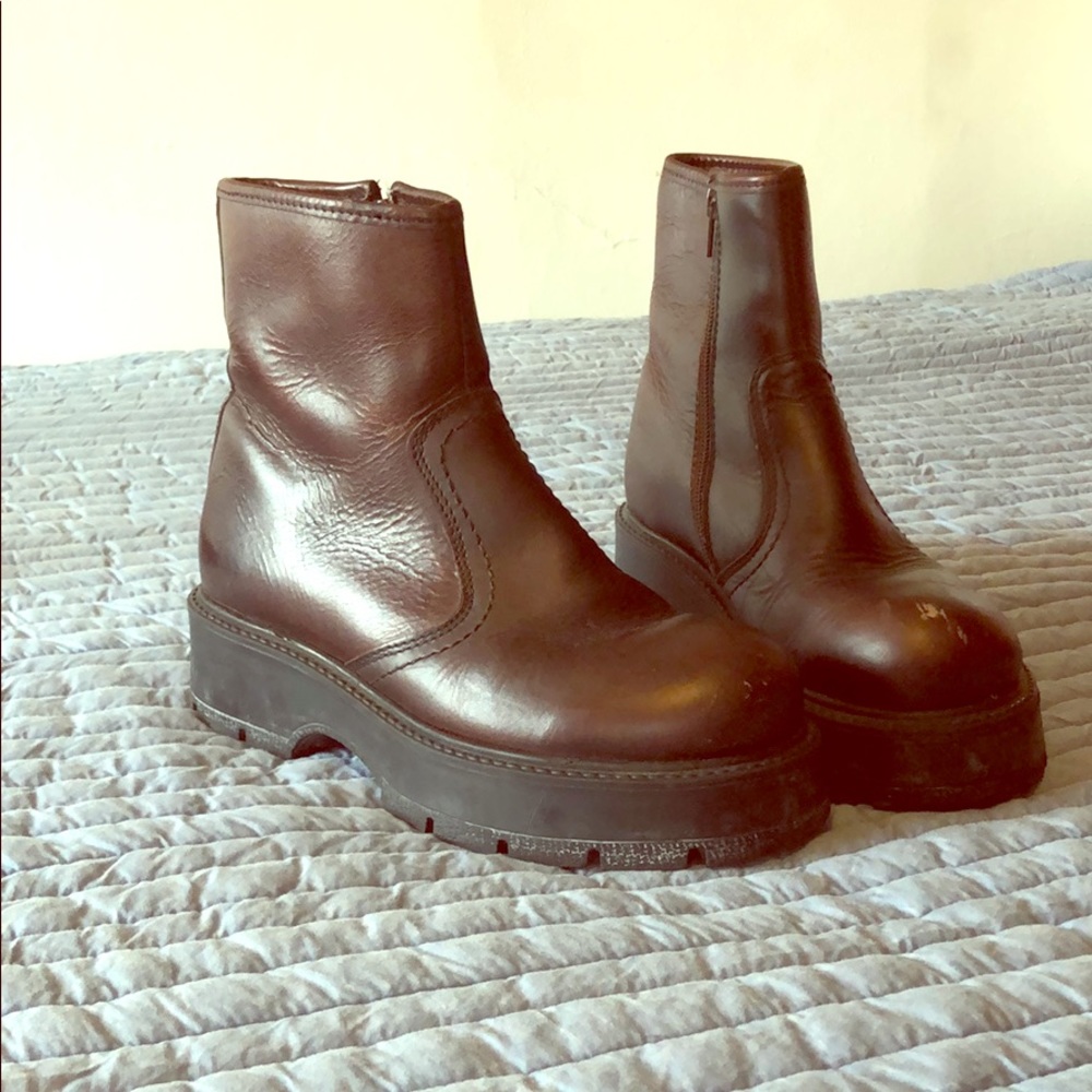 90’s American Eagle Boots Lug Chunky Vintage 8